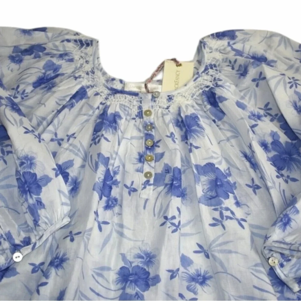 LOVE SHACK FANCY ESTE TUNIC TENT DRESS NEW WITH TAGS - Picture 4 of 9